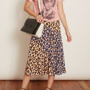 By Malene Birger Cypress skirt in orange popsicle